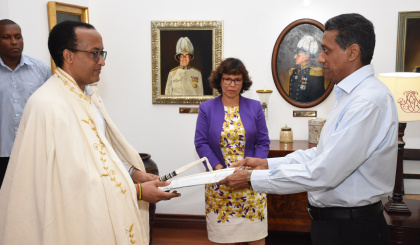 EthiopianAmbassadorMelesAlemTekea2019     New Ethiopian ambassador seeks to strengthen diplomatic relations