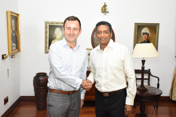 Patrick Lynch is the new British HC to Seychelles