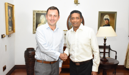 Patrick Lynch is the new British HC to Seychelles