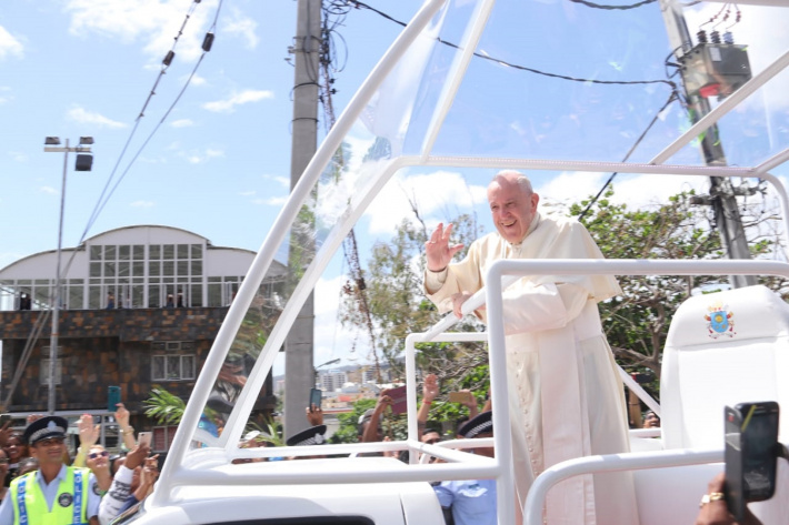 Visite pontificale à Maurice