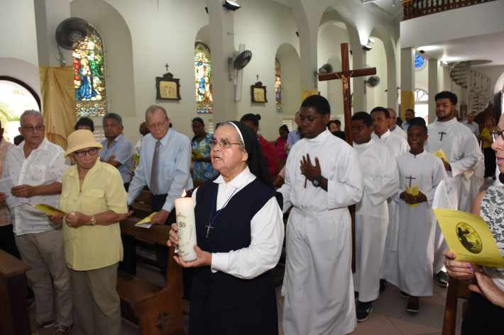 Sister Claire celebrates golden jubilee, renews vows