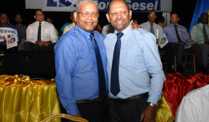 WAVEL 2020: Ramkalawan confirmed as LDS presidential candidate, Afif running mate