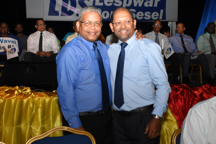 WAVEL 2020: Ramkalawan confirmed as LDS presidential candidate, Afif running mate