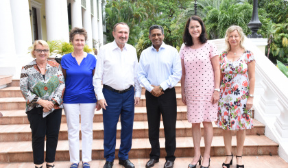 Parliamentary Friendship Group from Germany meet President Faure