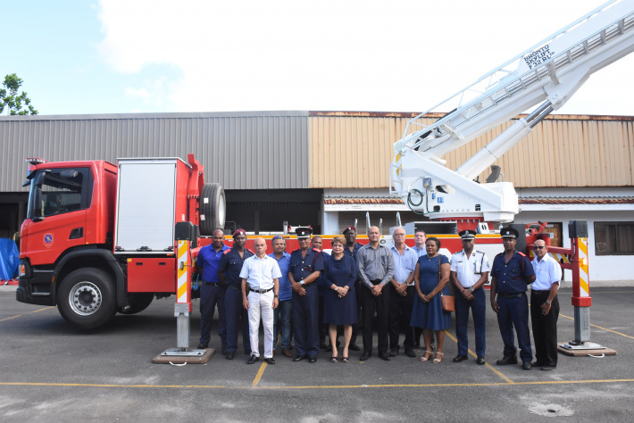 Fire services receive brand new aerial ladder platform