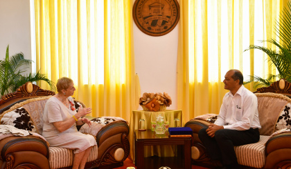 Speaker Prea receives former Speaker of the Northern Ireland Assembly