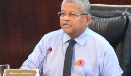 Larepons lider lopozisyon dan Lasanble Nasyonal, Wavel Ramkalawan, lo diskour Bidze 2020