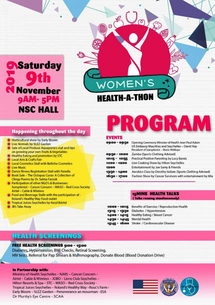 First Women’s Health-a-Thon in Seychelles