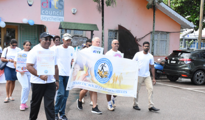 Diabetic Society of Seychelles raises awareness through Walk-A-Thon