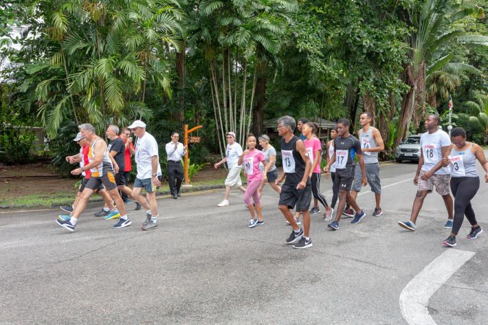 Compétition internationale de Marche à Mahé