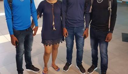 Football - La Passe teenage trio on training trip in Germany