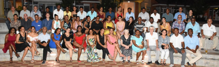 Staff celebrate Mahé Shipping Company Limited’s 50th anniversary