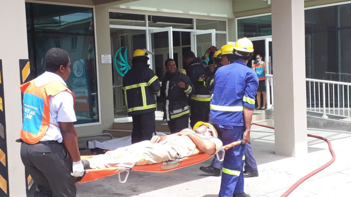 Seypec conducts emergency and evacuation exercise