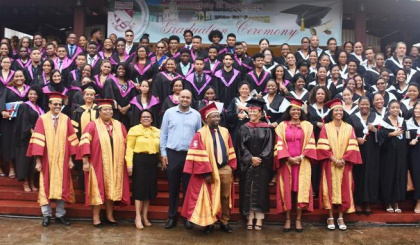 149 graduate with certificates and diplomas