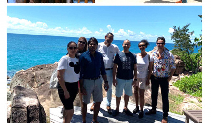 Top selling agents of Emirates Holidays visit Seychelles on FAM trip