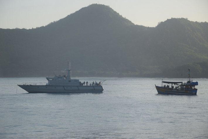 Two Sri Lankan fishing boats intercepted on suspicion of illegal fishing