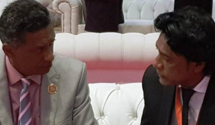 President Faure meets Mauritian minister for Foreign Affairs