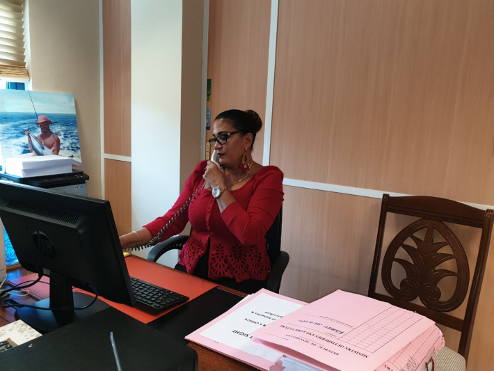 A chat with Denise Fred, long-serving senior private secretary to the Minister for Fisheries and Agriculture