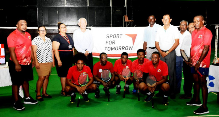 Seychelles badminton gets new equipment from Japan