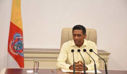 Press conference by President Danny Faure