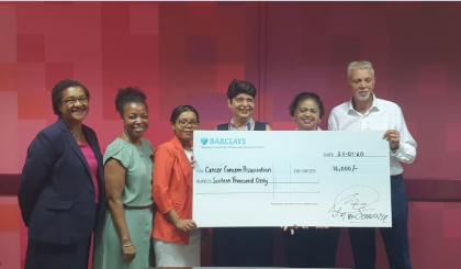 Barclays staff raise R16,000 for Cancer Concern Association