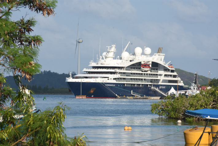 ‘No cruise ship will be allowed to dock in Port Victoria until further notice’
