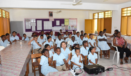 Bel Ombre primary students learn more about climate change