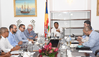 COVID-19 pandemic - President Faure holds meeting with representatives from key sectors