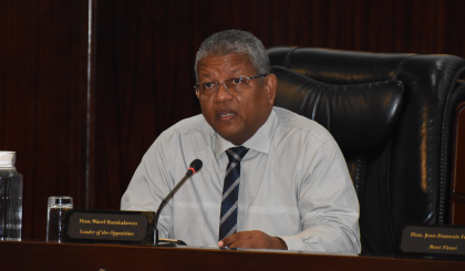 Larepons lider lopozisyon dan Lasanble Nasyonal, Wavel Ramkalawan, lo diskour Bidze 2020 amande