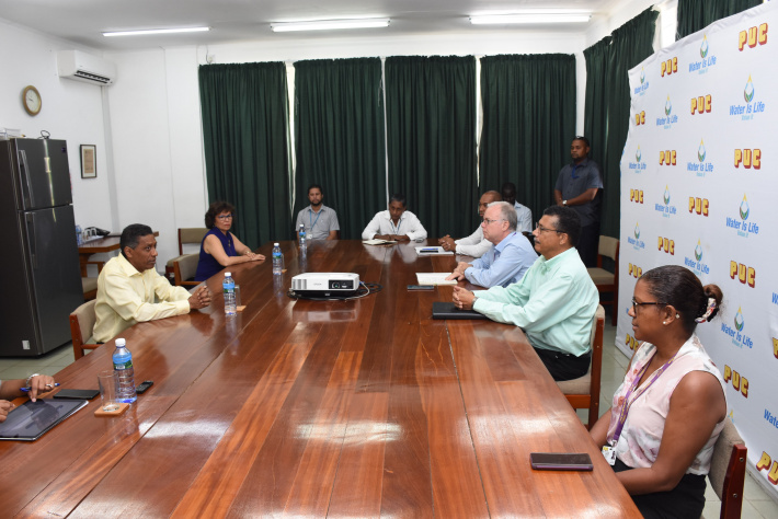 President visits four essential service providers