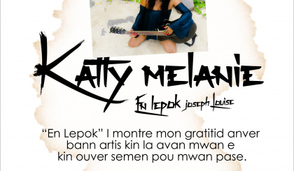 Katty i kontinyen montre son gratitid anver bann artis ki’n ouver semen pour li pase