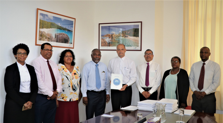 Speaker Prea receives copy of Human Rights Commission report