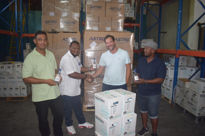 Omnibus association gets sanitiser donation to boost operators’ supplies