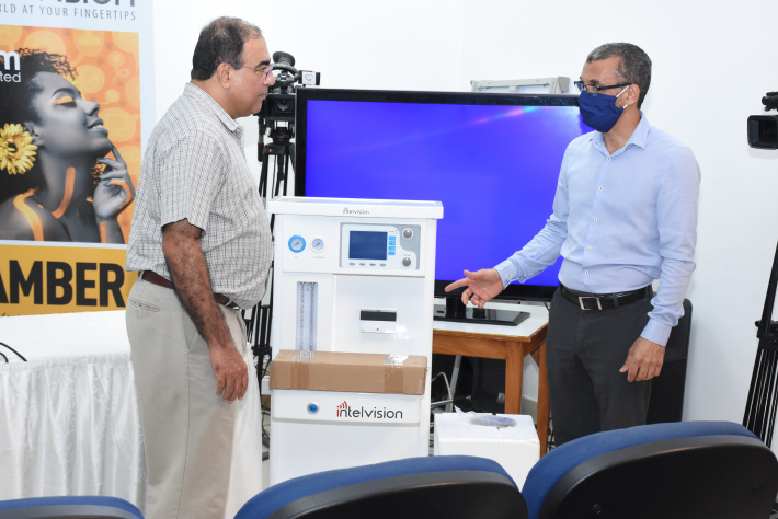 Intelvision donates vital medical equipment to department of health