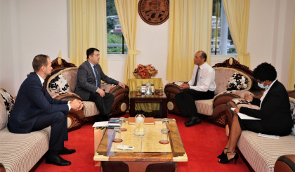 Russian ambassador calls on National Assembly speaker