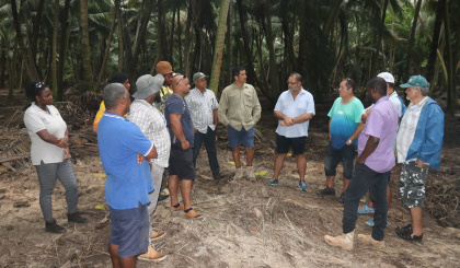 Farmers get to see Coetivy’s potential for large scale agriculture