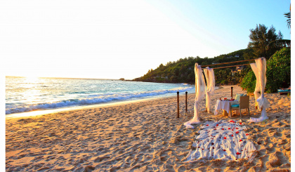 Wedding bells in the Seychelles Islands