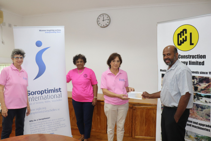 CCCL donates to Soroptimists