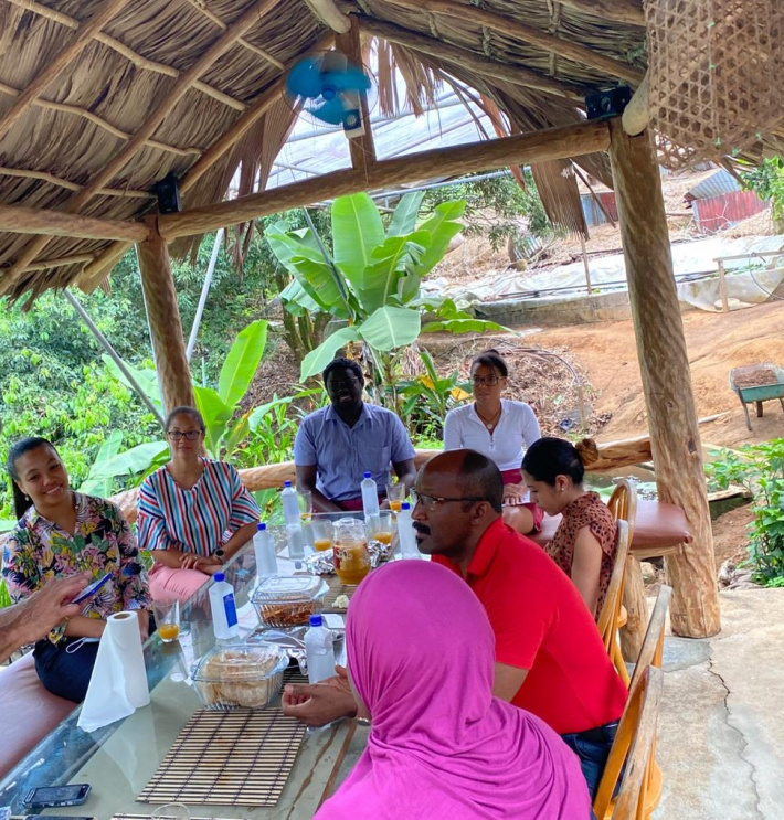 Vice-President Vincent Meriton visits entrepreneurial ‘cultural tourism’ venture