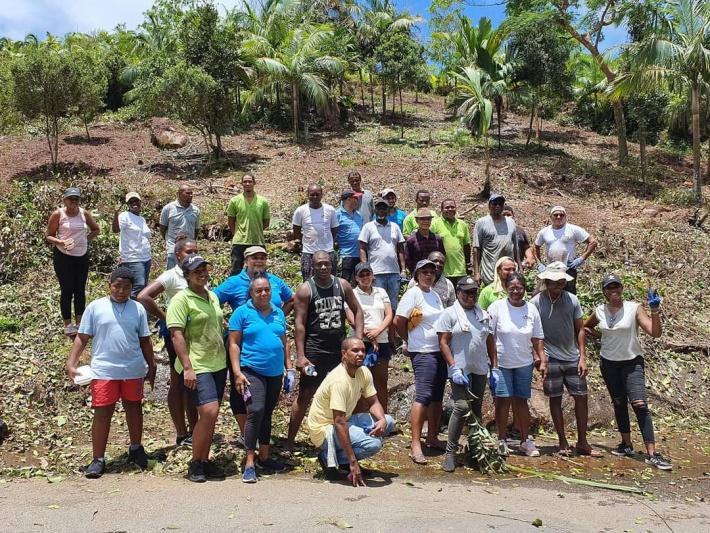 Land cleared at Montagne Posée for national orchard project