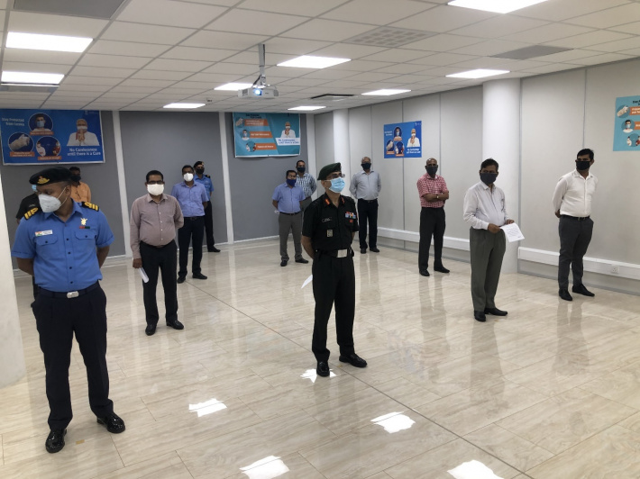Indian high commission takes Covid-19 pledge