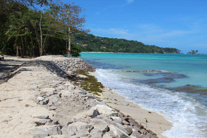 Coastal rehabilitation, drainage projects in south east Mahé near completion