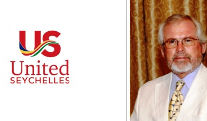 United Seychelles Vice-Presidential candidate Maurice Loustau-Lalanne