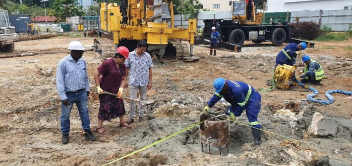 Work on Pirates Arms construction project resumes