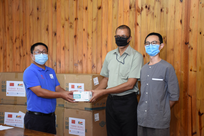 SBC receives donation of masks to protect staff against Covid-19