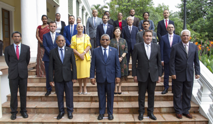 President Ramkalawan meets resident diplomatic corps