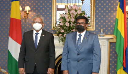 Première visite d’État du Président Ramkalawan à Maurice