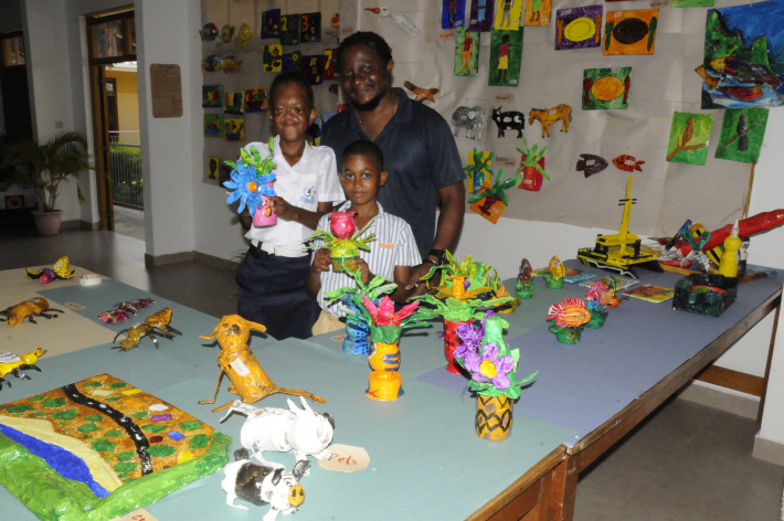Special needs pupils showcase talent in eco-friendly exhibition