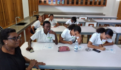 Blue economy department conducts sensitisation session at Mont Fleuri secondary school