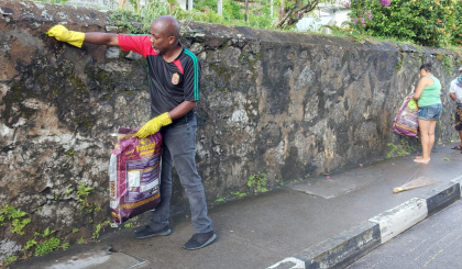 Good turn-out for Victoria clean-up